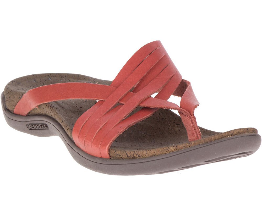 Sandálias Senhora - Merrell District Mahana Post - Vermelhas - WTZ365104